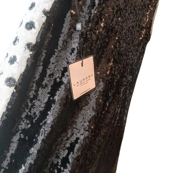 NWT | Gorgeous Sequin Floral Cocktail Dress | Laundry by Shelli Segal | Size: 10 - Picture 2 of 15